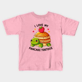 Pancake Tortoise Kids T-Shirt